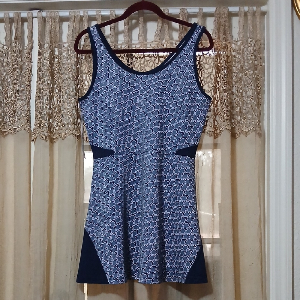 GrandSlam Performance Peacoat Navy & White Size Medium Tennis Dress